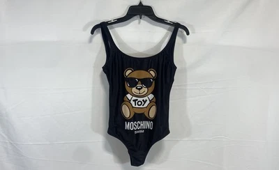 Moschino Women Black "Toy Bear" Graphic Swimwear Size XS - Image 1 of 4