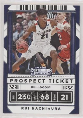 2020-21 Panini Contenders Draft Picks Prospect Ticket Rui Hachimura #33 - Image 1 of 2