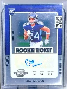 2021 Panini Contenders - Biglietto Elijah Molden Auto Optic Rookie Rc - Foto 1 di 2