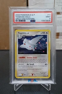 Pokemon Togekiss Great Encounters Holo Rare #11 PSA 9 Mint - Picture 1 of 2