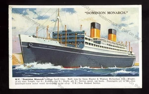 LS4558 - Shaw Savill Line Liner - Dominion Monarch - bt.39 - TE North - Postkarte - Bild 1 von 1