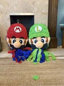 Mario Bros Piñata Party Luigi Piñata Kindergeburtstag Party Deko - Bild 1 von 3