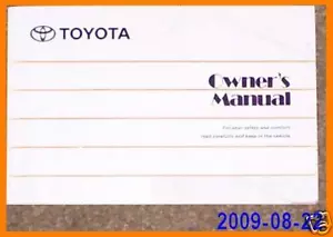 2003 TOYOTA COROLLA OWNER'S MANUAL KIT - Picture 1 of 1