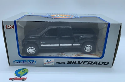 Welly Chevrolet Silverado 1999, automodello scala 1:24, vintage (1826) - Immagine 1 di 4