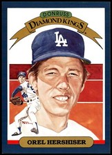 1986 Donruss Super Diamond Kings Orel Hershiser Los Angeles Dodgers #18