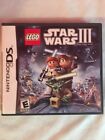 LEGO Star Wars III: The Clone Wars (Nintendo DS, 2011) --Used Tested and Works