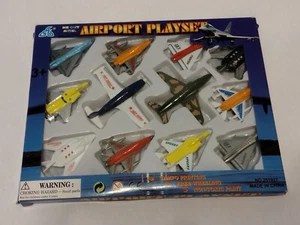 Juego de juegos de aeropuerto fundido a presión de novedad inteligente... 12 aviones de combate... - Imagen 1 de 3