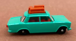 Matchbox Lesney #56 Fiat 1500 Diecast Toy Car Sea-foam Green with Red Interior - Picture 1 of 15