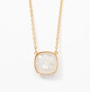 💎Touchstone Crystal Necklace Gold Ion Plated 15-18” New Condition - Picture 1 of 12