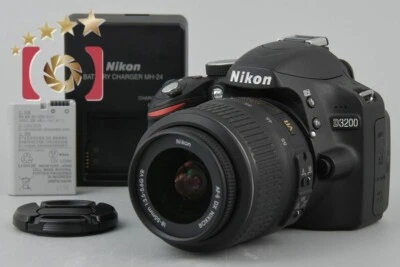 "Count 1,603" Nikon D3200 24.2 MP DSLR Black AF-S DX NIKKOR 18-55 VR Lens - Image 1 of 4
