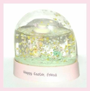 Precious Moments 578266 Hoppy Pascua Amigo Cúpula de Agua Globo Niña Rana - Imagen 1 de 7
