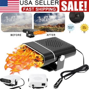 Portable Electric Car Heater 12Volt Heating Fan Defogger Defroster Demister 100W - Picture 1 of 17