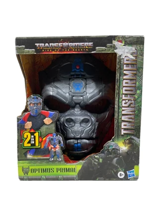 Transformers Rise Of The Beasts Optimus Primal 2-1 Mask & Action Figure - Image 1 of 4