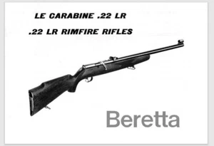 Beretta .22 LR Rimfire Olimpia Rifle Owner Manual Italian and English 16 pages - Picture 1 of 1
