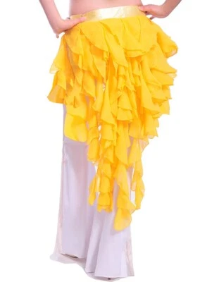 INSCHMUCK RÄUMUNGVERKAUF C39 Bauchtanz Kostüm Rock Hüfttuch mit Fransen Fuchsschwanz Optik