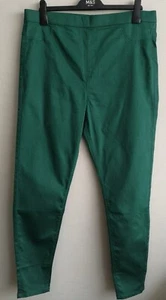 Ladies M&S BRT Green Jeggings High Rise Long Length Size Uk 16 EUR 44. - Picture 1 of 5