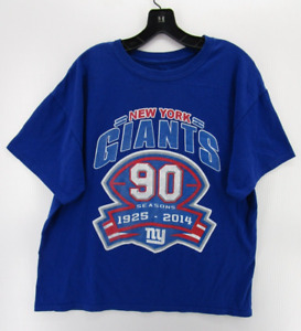 Michael Strahan Shirt Men Large Blue New York Giants Home Coming Night 2014