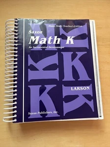 Saxon Math homeschool Math K home study teacher edition homeschooling FREE SH - Imagen 1 de 24