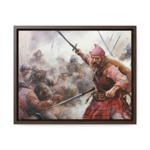 Schottischer Krieger in der Schlacht, in Aquarellen - Bild 1 von 9