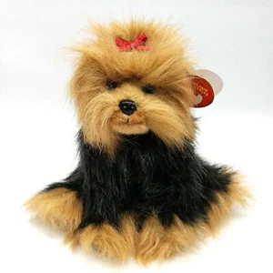 Ty Beanie Baby Yapper the Dog 2004 Plush Gold Ty on Tush Tag Yorkie - Picture 1 of 8