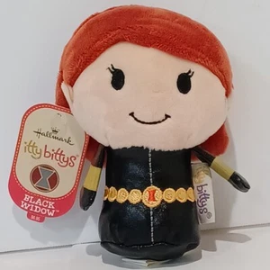 Hallmark ITTY BITTYS Marvel AVENGERS BLACK WIDOW 4" Plush STUFFED NEW with TAGS - Picture 1 of 2