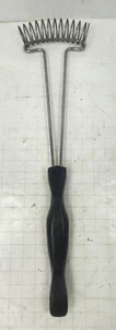 Cutco Schneebesen Schneebesen Draht Eierschläger Edelstahl brauner Griff - Bild 1 von 4
