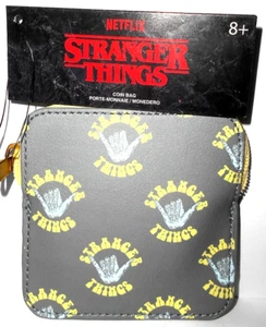 BORSA PER MONETE STRANGER THINGS FUNKO nuovo oggetto da collezione cerniera carta - Foto 1 di 1