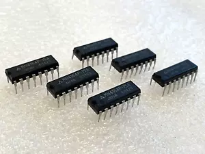 6x MN4164P-15A Matsushita Electronic Corp NMOS 65,536 x 1 Bit Dynamic RAM DIP-16 - Bild 1 von 8