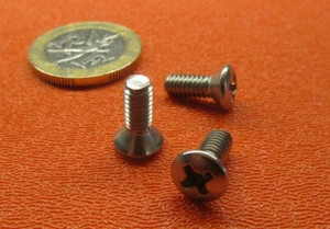 Oval Head Phillips Machine Screw 18-8 Stainless, 8-32 x 7/16" L, 100 pcs - Picture 1 of 12