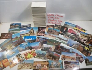 Postkarten Lot 1000 CHROM Vintage STD SZ USA 1950-1970 Staatsansichten Karten unbespielt - Bild 1 von 19