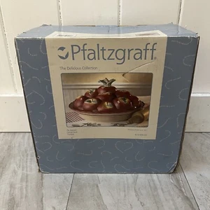 Pfaltzgraff Pie Keeper The Delicious Collection Apple Pie Dish With Lid In Box - Picture 1 of 13