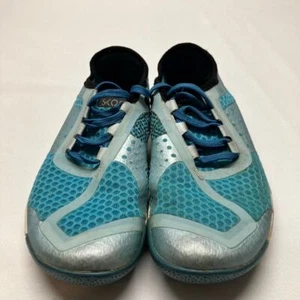 Skora Running Shoe Form Sneakers Barefoot Gray Turquoise Lace-Up Womens Size 6.5 - Picture 1 of 8