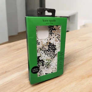 Kate Spade New York Apple iPhone 15 Pro Max Case with MagSafe Black & Gold - New - Picture 1 of 3