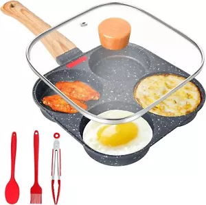 Gimars Spiegeleipfanne Deckel 4 Loch Pancake Pfanne Bratpfanne Induktion Gasherd - Bild 1 von 8