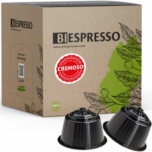 100 Capsule Cialde compatibili caffe caffe NESCAFE' DOLCE GUSTO miscela CREMOSO - Photo 1/7