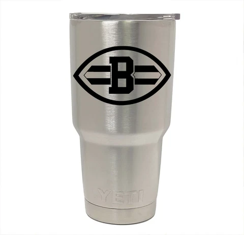 Cleveland Browns YETI Laser Engraved, Colster 20 or 30 oz. Tumbler MagSlide Lid Cover