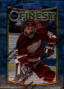 1994-95 Finest Red Wings Hockey Card #50 Ray Sheppard