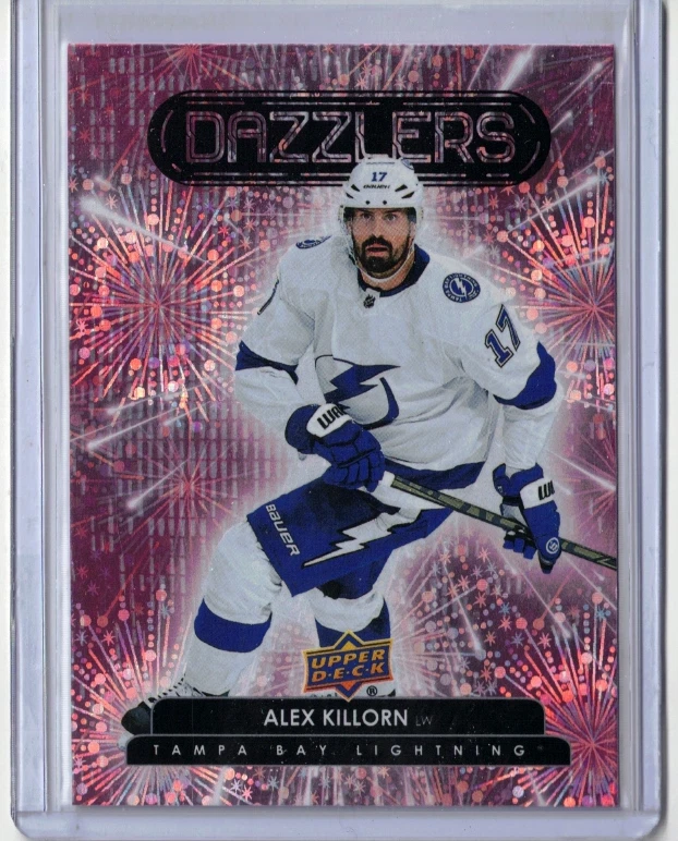 ALEX KILLORN 22/23 Upper Deck UD Dazzlers PINK SP Parallel Lightning Card #DZ-33 - Image 1 of 1