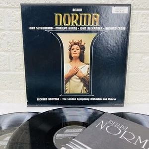 Norma by BELLINI - Sutherland Horne Alexander Cross OSA-1394 3LP Libretto • EX+‼ - Picture 1 of 12