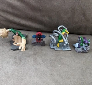Marvel Spider Man Disney Store PVC Display Lot of 4 Doc Ock Sandman Green Goblin - Picture 1 of 8