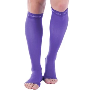 Doc Miller offene Zehenpartie Socken Kompressionsstrümpfe 20-30 mmHg Ärmel, Krampfadern Schmerzen - Bild 1 von 12