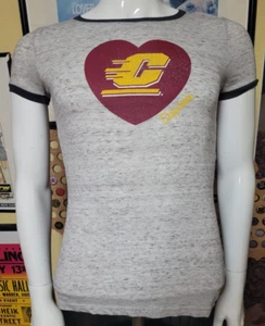 Central Michigan Chippewas CMU Giant Logo T Shirt Medium Nice - Picture 1 of 4