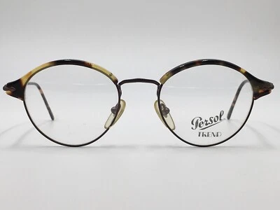PERSOL Brille Damen Vintage rund braun Panto 334 1980 Medium - Bild 1 von 4