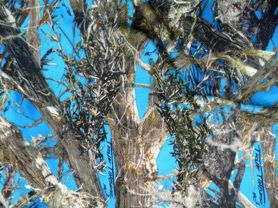 Printed Bullet Liverpool Textured True Timber Blue Green MC2 Camo Fabric U13 - Image 1 of 1