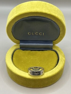 Auténtico Anillo Gucci X Adidas Plata 925 Semi Brillante Gucci Talla 16 (US 7.5) Foto 1 de 4