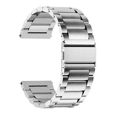 Cinturino in acciaio inossidablile, 24mm, Colore Argento, sgancio rapido - Immagine 1 di 4