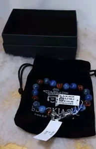 BLACKJACK Herren Edelstahl Perlen Armband Sodalith Rot Tigerauge BJS16BLS - Bild 1 von 15