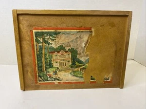 Juego de construcción arquitectónica de madera alemana vintage - Imagen 1 de 7