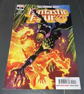 FANTASTIC FOUR #41 copertina principale VARIANTE 2022 Marvel Comics Reckoning War - Foto 1 di 1