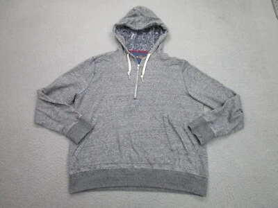 Robert Graham Suéter Hombres M Gris Sudadera con Capucha Sudadera 1/4 Cremallera Pullover Clásico Foto 1 de 4